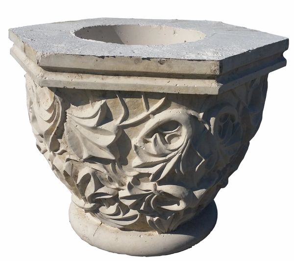ANZIO_COFFEE_TABLE_BASE_1 - Cast Stone International 