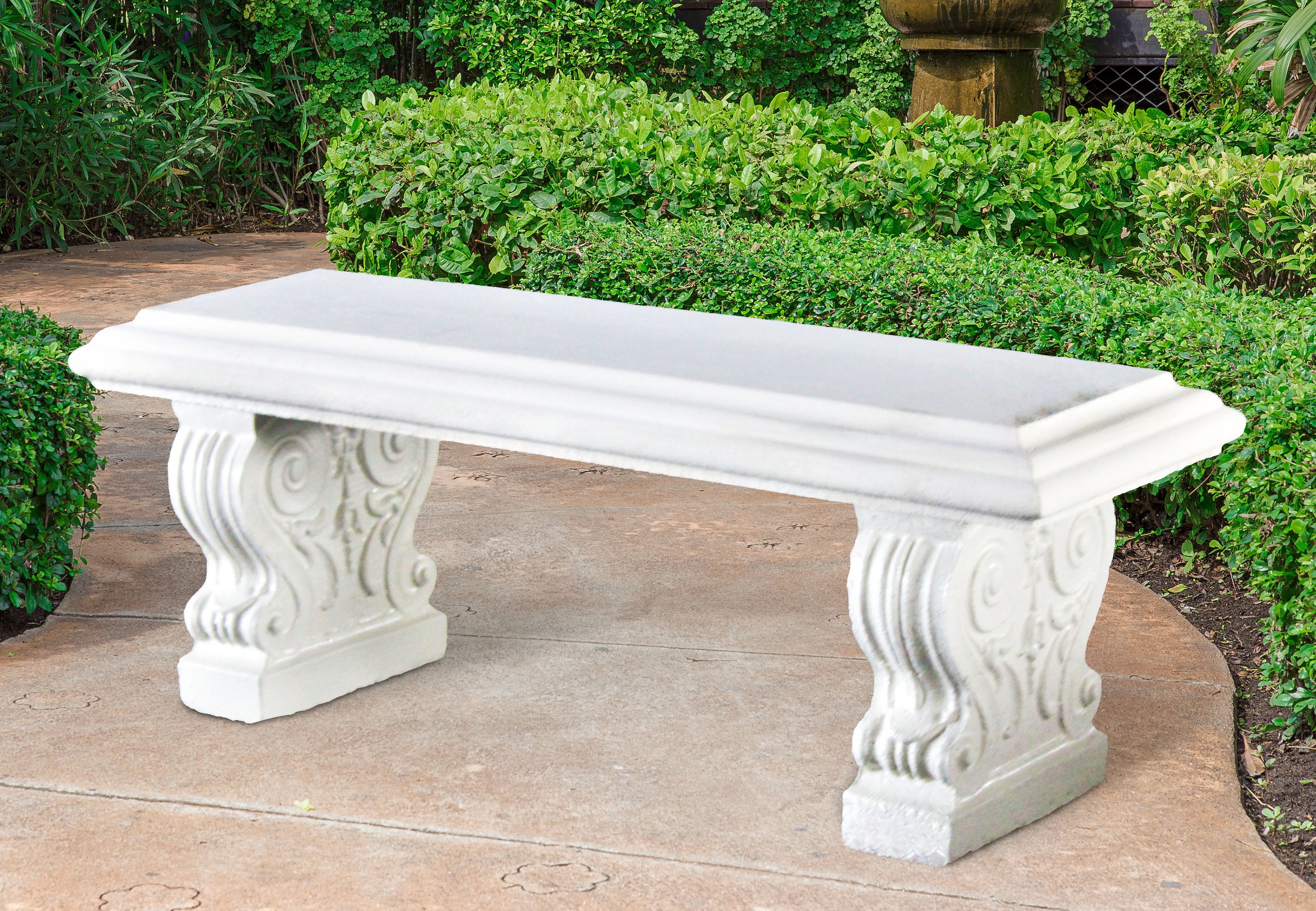 ARCHITECTURAL_BENCH_48_INCH_-_NEW - Cast Stone International 