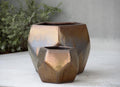 BENTON_CUBE_CERAMIC_PLANTER - Cast Stone International 