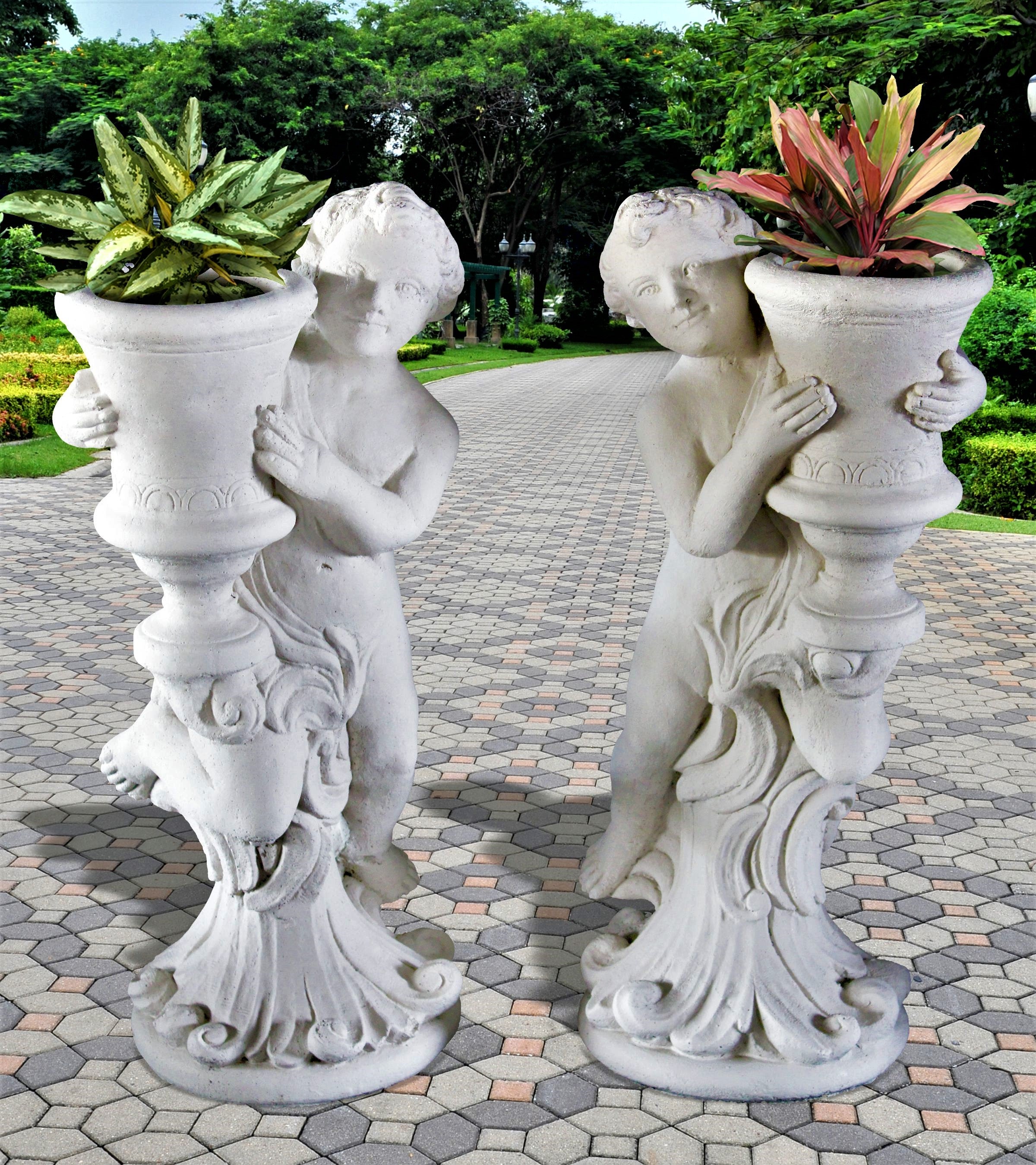 CHERUB_FRANCIS_SET_2 - Cast Stone International 