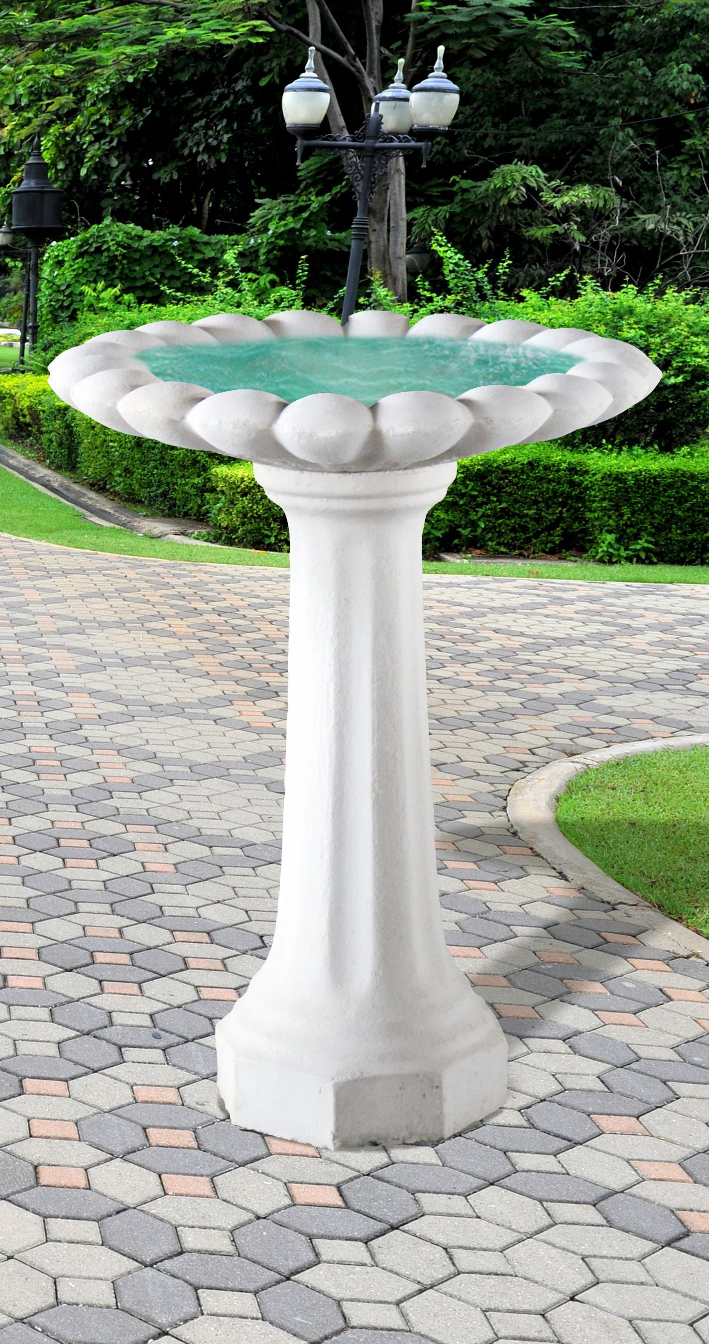 CORINTH_BIRDBATH - Cast Stone International 