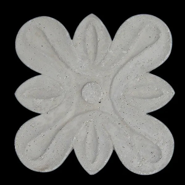 CastStoneFlowerDesignWallPlaque - Cast Stone International 
