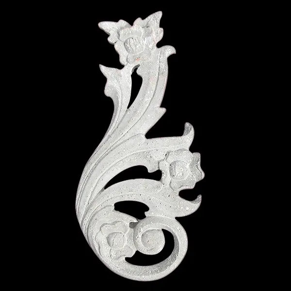 FlowerVineDesignWallPlaque - Cast Stone International 