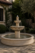 Fluted In Grando Pool Water Fountain