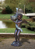 HARMONYS_CATCH_BRONZE_STATUE - Cast Stone International 