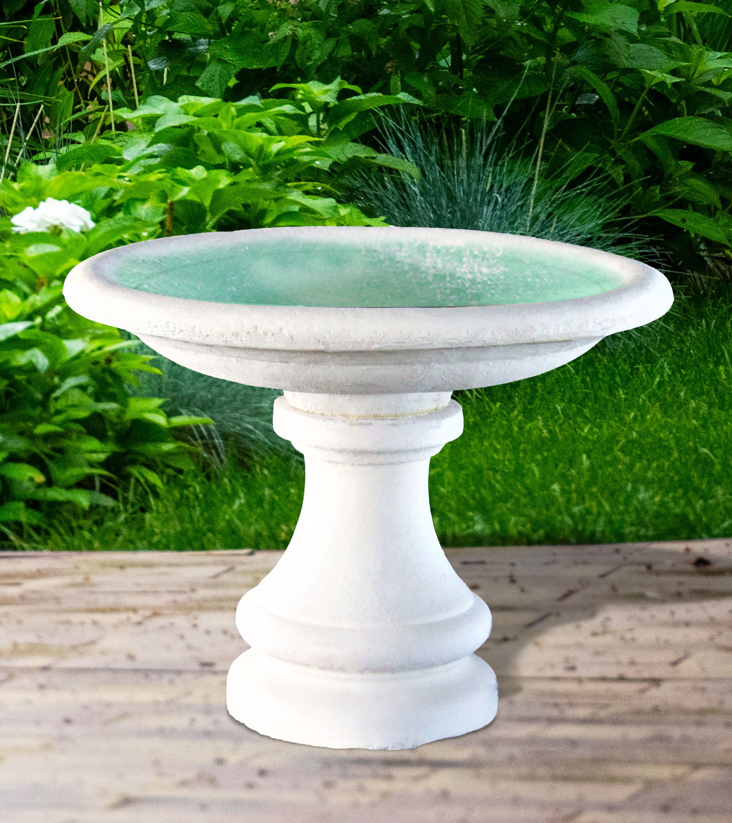 IVORY_BIRDBATH - Cast Stone International 