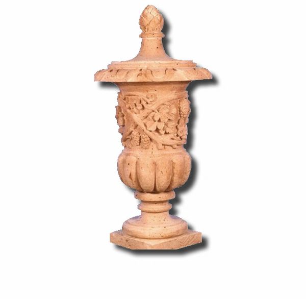 OLYMPUS_WITH_GRAPES_FINIAL - Cast Stone International 
