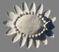 OvalSunflowerWallPlaque - Cast Stone International 