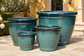 Pearl Rim Ceramic Planters