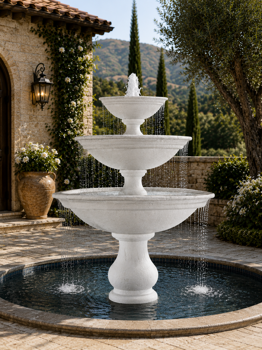 Palm Beach Three-tier Water Fountain