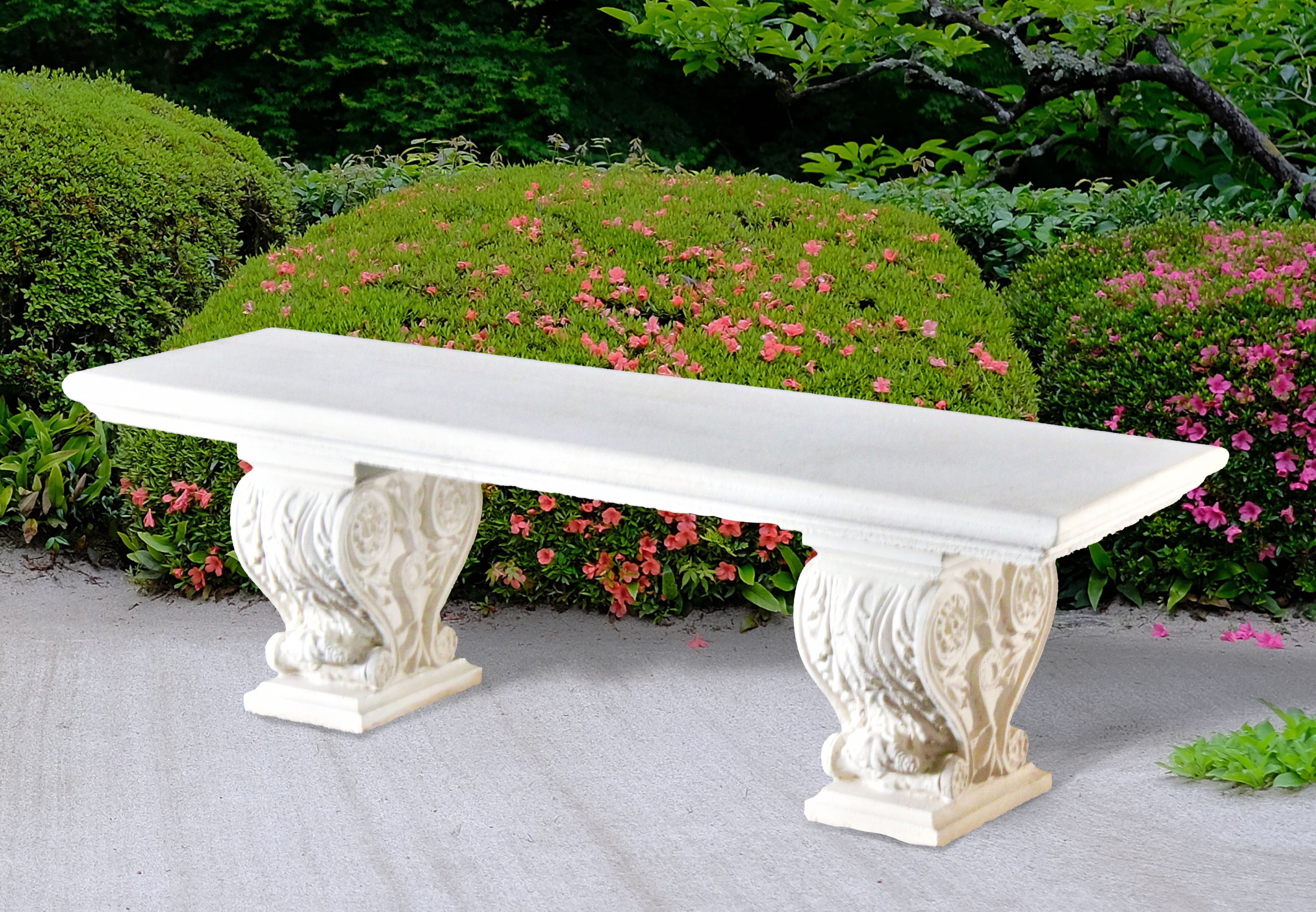 RENAISSANCE_ITALIAN_BENCH - Cast Stone International 