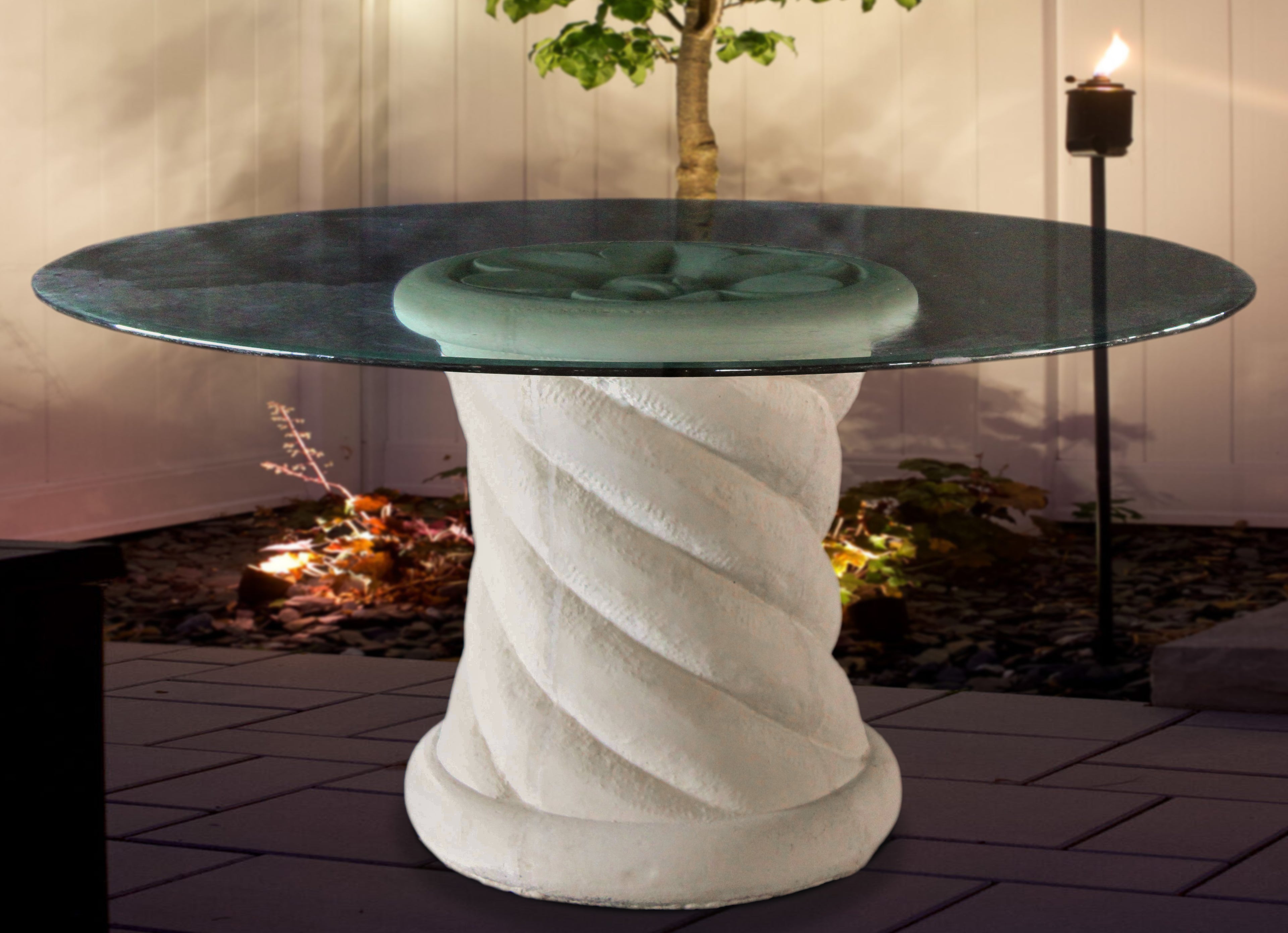 ROPE_COLUMN_TABLE_BASE - Cast Stone International 