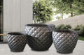 SET_OF_3_REGENCY_PLANTERS - Cast Stone International 