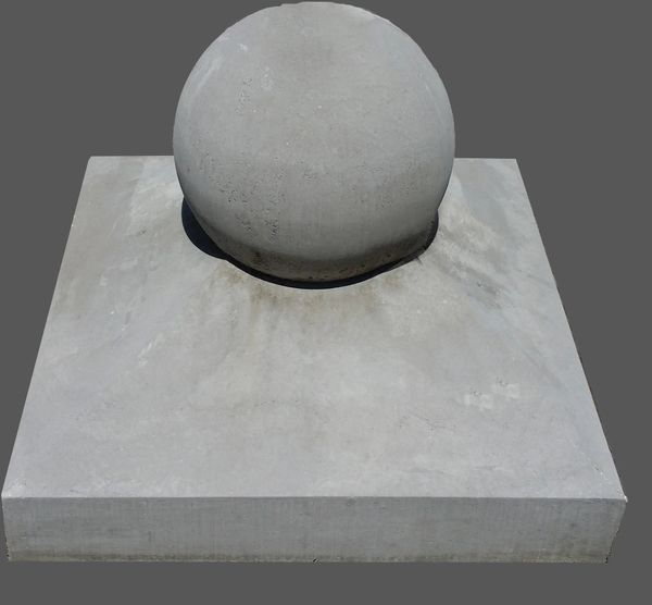 SPHERE_FINIAL_PIER_CAP - Cast Stone International 