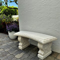 STANDARD_PATIO_CURVED_BENCH_-_SQAURE_1 - Cast Stone International 