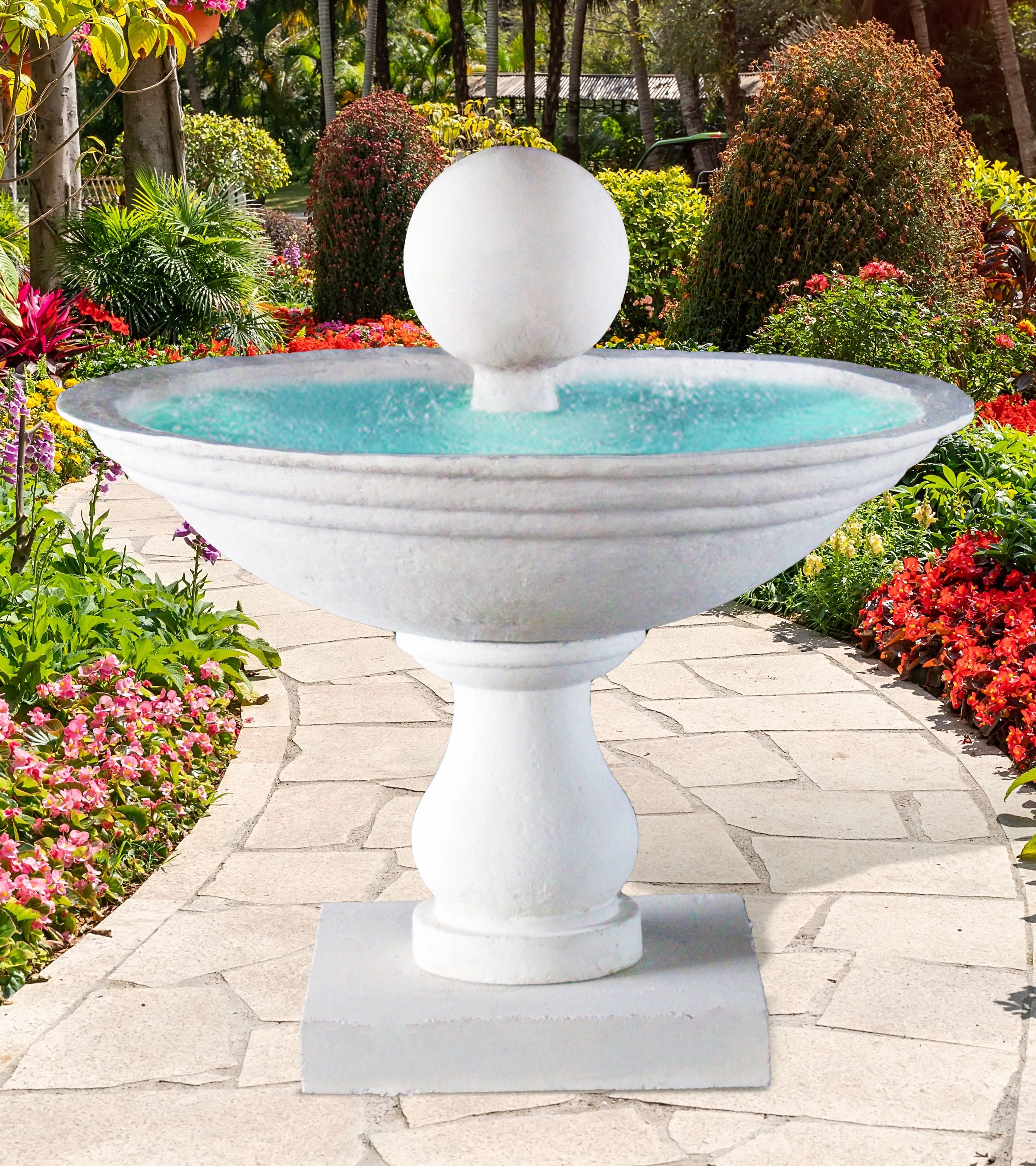 SUMMERTIME_WATER_FOUNTAIN - Cast Stone International 