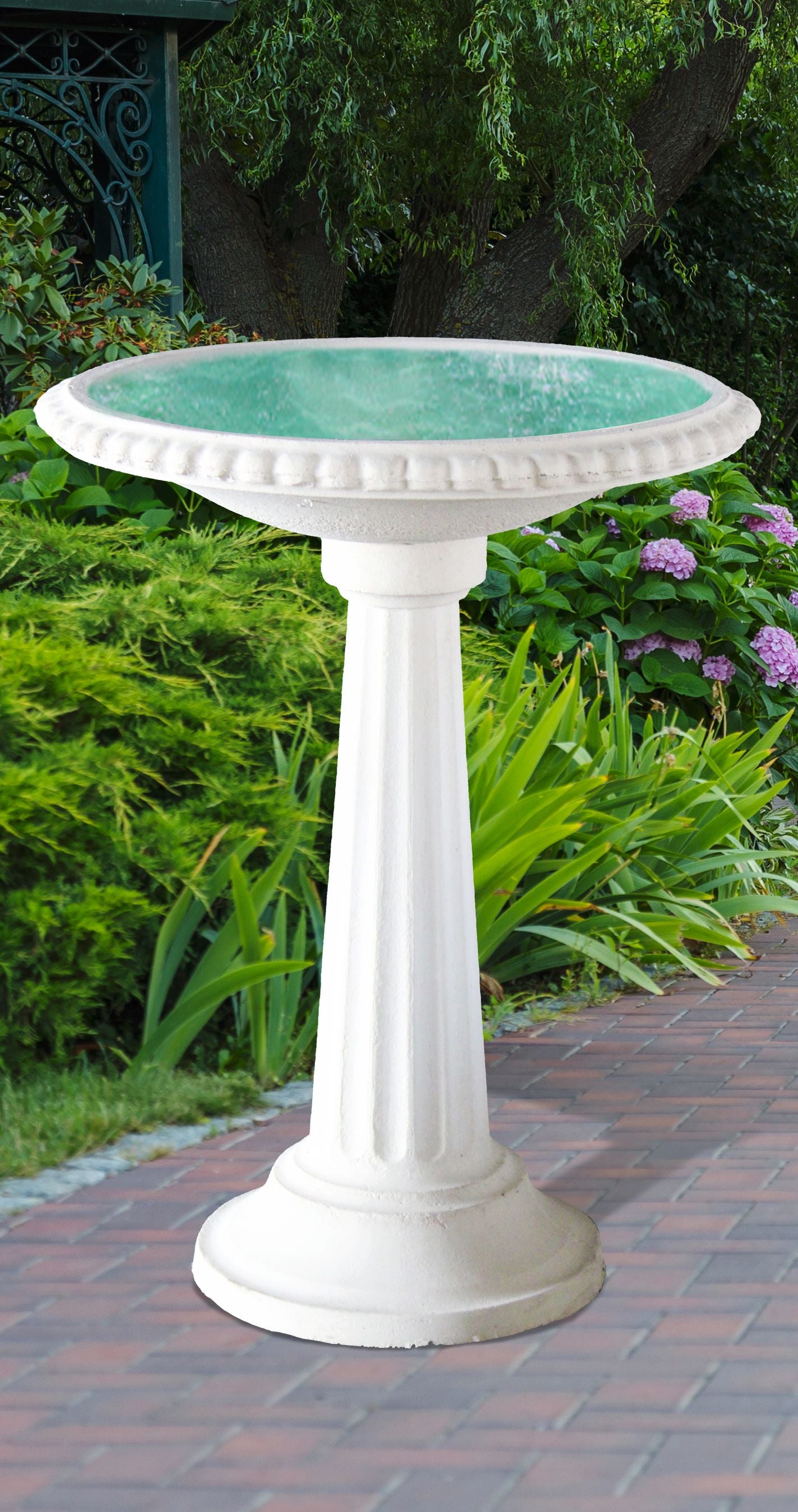 SUMMER_BIRDBATH - Cast Stone International 